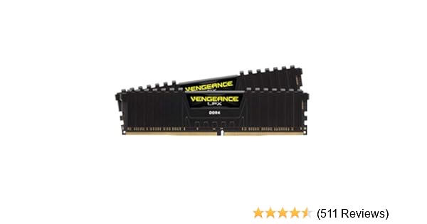 Corsair VENGEANCELPX16GB (2x 8GB) DDR4 3600 (Pc4-28800) C181.35V Desktop Memory - Black: Amazon.co.uk: Computers & Accessories